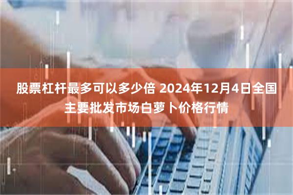 股票杠杆最多可以多少倍 2024年12月4日全国主要批发市场白萝卜价格行情